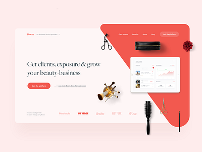 Beauty Business Customer Support — Landing Page 💅🏻 beauty care clean cosmetics customer support design health landing page minimal product simple startup tonik ui ux web wellness