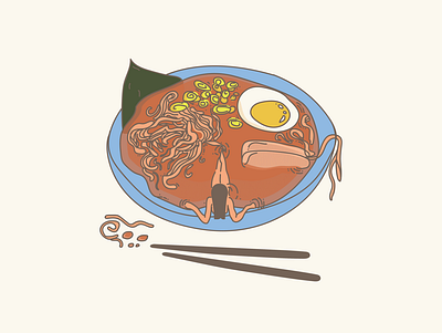 Send Noodles design food foodart illustration noodles nudeart ramen sendnoods vector