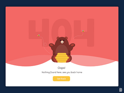 UI #09 404 Page 28days 404 404 error page cute emptystate error illustration landingpage nothingfound ui uichallenge