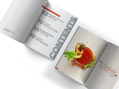Portfolio Booklet architecture book food photography portfolio
