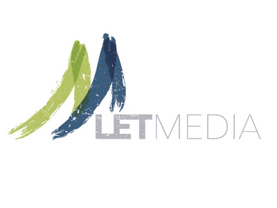 Let Media WIP logo mountains sail