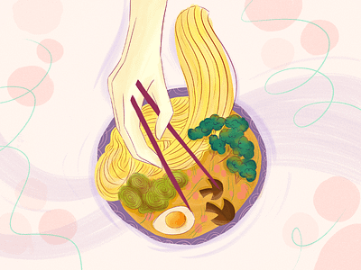 Food in anime | #1 Ramen anime illustration japan japanese food ramen