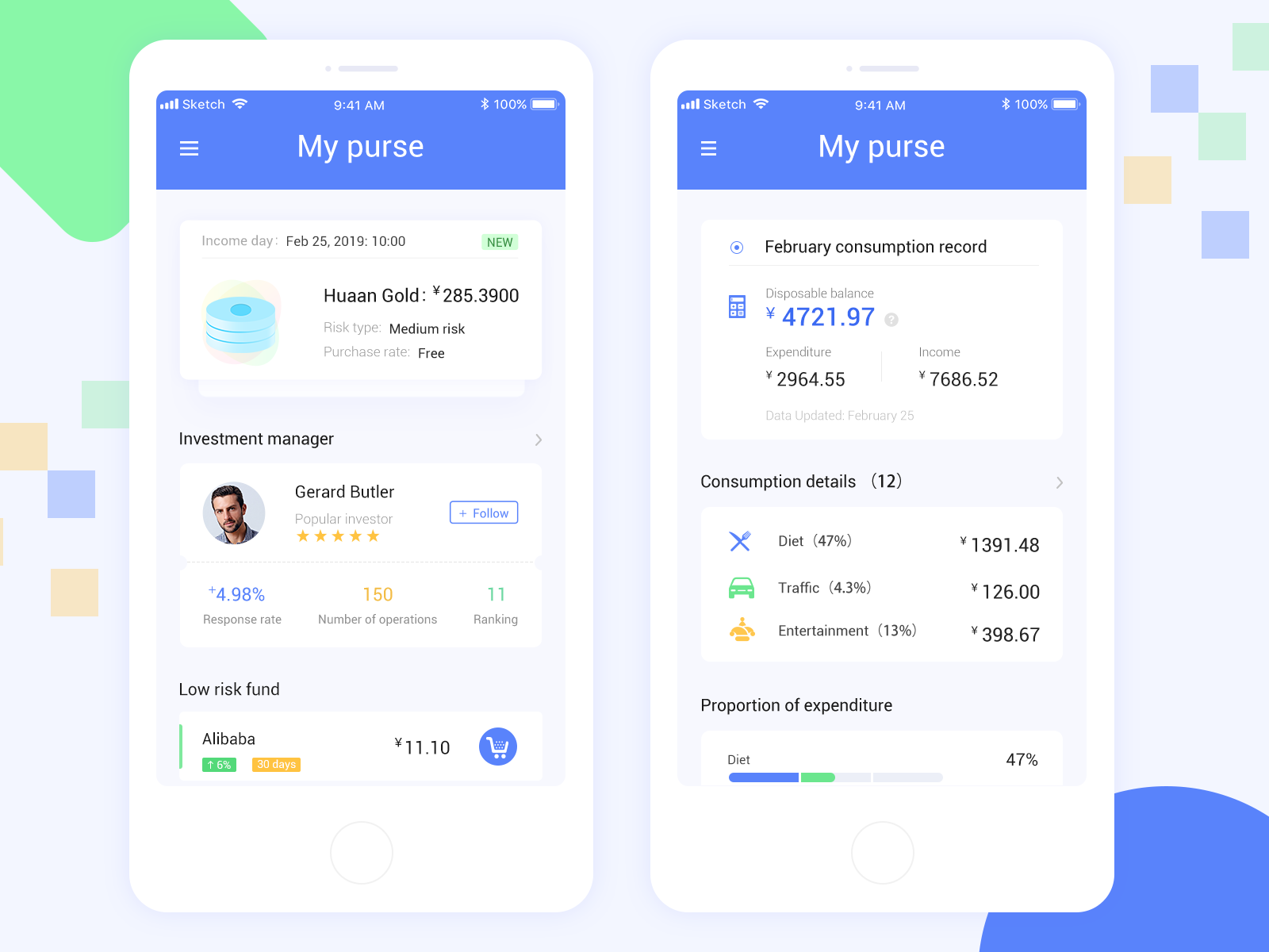 Wallet details. Баланс кошелька UX. Billing account details UI.