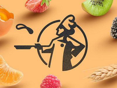 Tigan Pancakes Logo brand identity branding food illustration logo packaging