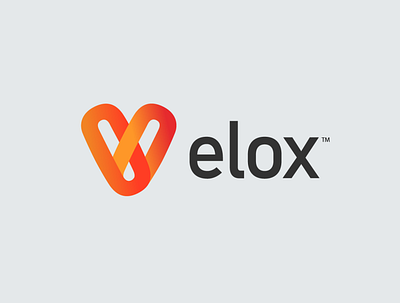 Elox branding conceito design illustration logo marca vector