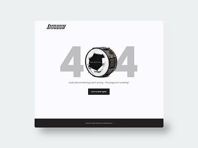 Ludwig 404 404 404 error 404 error page 404 page ecommerce music musical instrument ui ui ux design ui challenge uidesign weekly challenge weekly warm up weeklywarmup