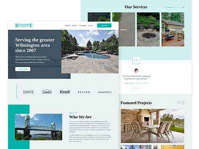 Riverside Services Landing Page