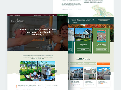 Brunswick Forest community real estate agency realestate residence residential ui ui ux ui ux design uidesign
