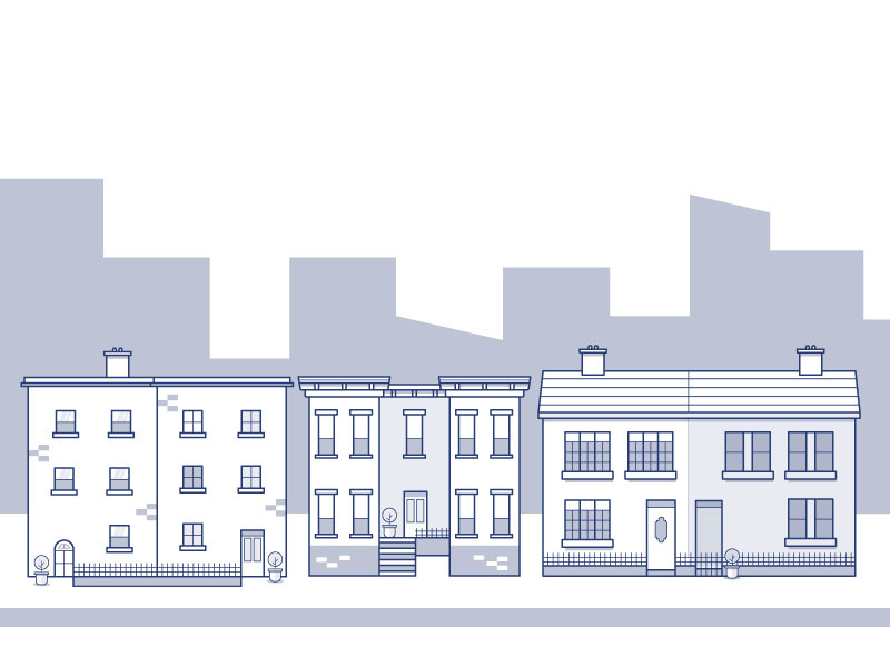 City Skyline buildings illustrations city skyline ireland city vector