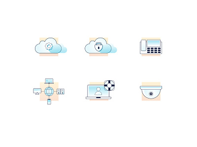 Protek Icons cloud icon cloud services cloud storage icon design icons it network icon phone icon security icon