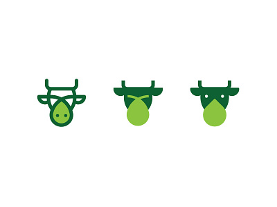 Cow + Drop Icon Exploration animal cow icon drop drop icon farm icon logo oil