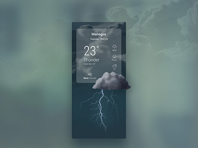 UI Challenge 037 Weather daily 100 daily challenge ui ui ux ui challenge uidesign weather weather app