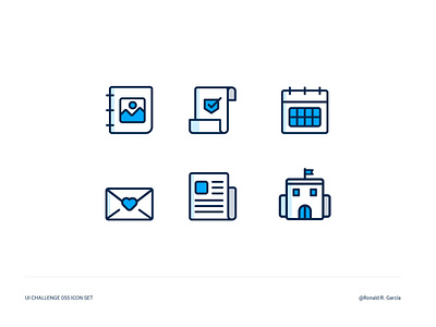 UI Challenge 055 Icon Set education icons icon icon set icon sets illustration school icons ui ui ux ui ux design ui 100day ui challenge uidesign vector