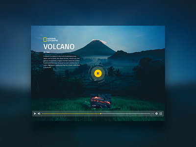 UI Challenge 057 Video Player