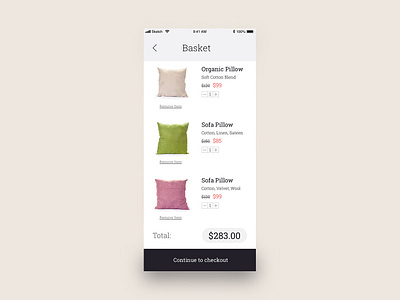 UI Challenge 058 Shopping Cart shopping shopping app shopping cart ui ui ux ui ux design ui 100day ui challenge uidesign