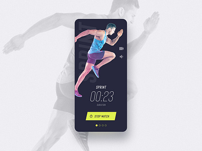 UI Challenge 062 Workout of the Day fitness fitness app runner runners ui ui ux ui ux design ui 100day ui challenge uidesign workout