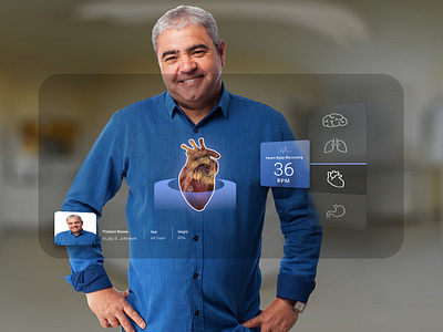 UI Challenge 073 Virtual Reality healt health app heart heart beat medical medical app medical care ui ui ux ui ux design ui 100day ui challenge uidesign virtual vr