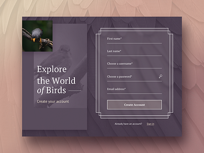 UI Challenge 082 Form bird form form design form elements minimal ui ui ux ui ux design ui 100day ui challenge uidesign