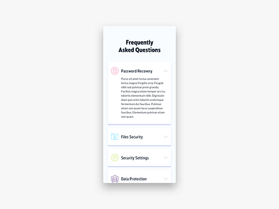 UI Challenge 092 FAQs faq faqs frequently asked questions minimal ui ui ux ui ux design ui 100day ui challenge uidesign