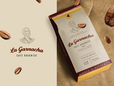 Weekly Warm-Up: Week 08 Coffee Package challenge coffee dribbleweeklywarmup illustration nicaragua organic organic food package traditional vintage logo