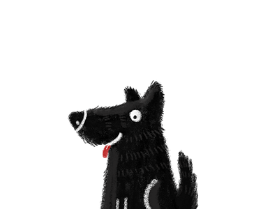 Dog digital illustration digital painting dog dog illustration doggy dribbbleweeklywarmup weekly challenge weekly warm up weeklywarmup