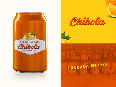 Chibola food and drink label label design label packaging nicaragua soda soda can vintage badge vintage design vintage logo weekly challenge weekly warm up weeklywarmup