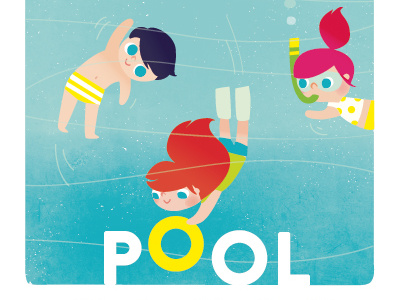 Pool children invitation lori party pool stationery wemple