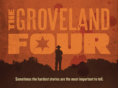 Groveland4 Poster Detail 1 illustration poster design typography ucf