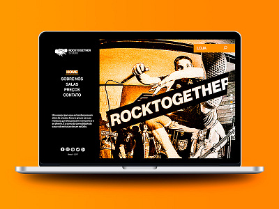 Interface Design - Rock Together interface layout rock ui web