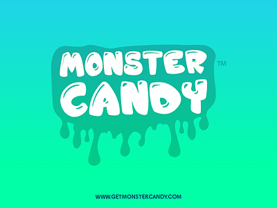 Monster Candy Game - Logo adobe creative cloud cartoon character character animation game design gradients graphic design illustration monster candy puzzle game vector graphic videogame