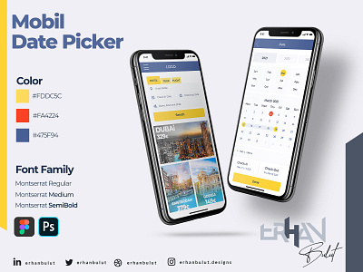 Date Picker Mobil | Ui Design adobe photoshop datepicker figma figmadesign graphic design graphicdesign mobile photoshop ui uidesign uidesigns