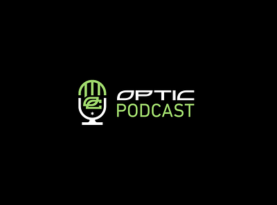 OpTic Podcast brand brand identity branding esportslogo exploration icon logo podcast symbol vector