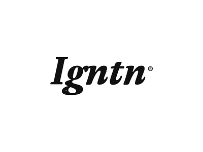Ignition / IGNTN apparel brand branding exploration logo merch text