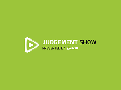 Judgement Show / Presented by SCUF Gaming brand brandidentity branding esportslogo exploration gaming icon logo optic symbol vector