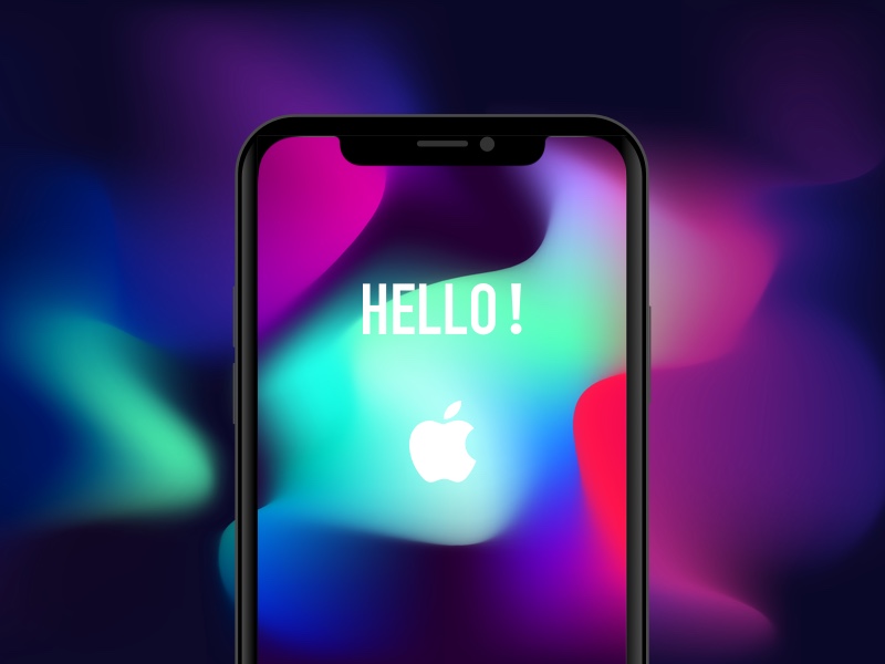 iPhone X wallpaper by 阿银爱设计 on Dribbble