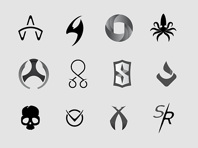 Loose Brandmark Concepts Collection, 2016 branding brandmarks icon illustration logo logo mark vector