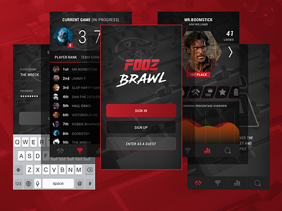 FoozBrawlin' App Overview app foosball game ios mobile pointsource