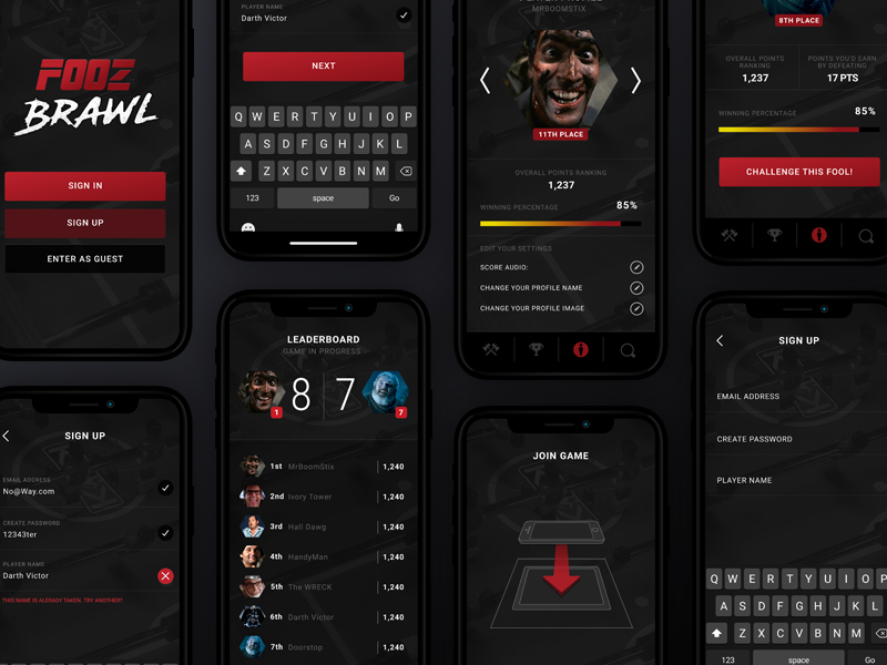 FoozBrawlin IoT App Updates game thirsty interactive thirsty foosball internet of things iot ios app mobile