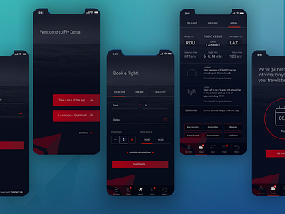 Delta App Re-Imagined by Thirsty Interactive / Jay Moore on Dribbble