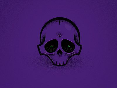 Simple Purple Skully