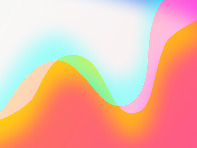 Abstract Gradient Experiment abstract colorful curves experiment gradient sketchapp wavy