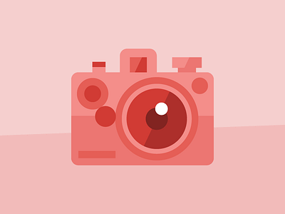 Icon: Camera camera digital illustration illustration photography red
