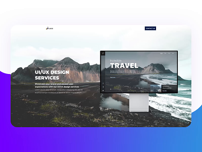 UI/UX design agency page clean design designinspiration full background inspiraldesign inspiration typography ui ux designer web design