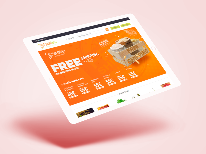 Organic Food Delivery Banner By Eugen Gorlov On Dribbble