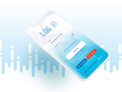 Log in form for reading app app clean design designinspiration illustration inspiraldesign inspiration ui ux ux designer