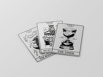Mystic Moreaux deck of cards design illustration inktober tarot tarot deck vector