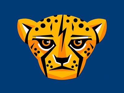 Cheetahs Mascot animal athletic brand cheetah college elementary illustration logo mascot school team university