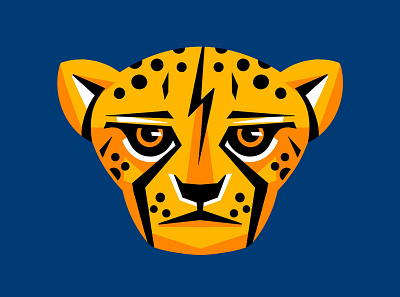 Cheetahs Mascot animal athletic brand cheetah college elementary illustration logo mascot school team university