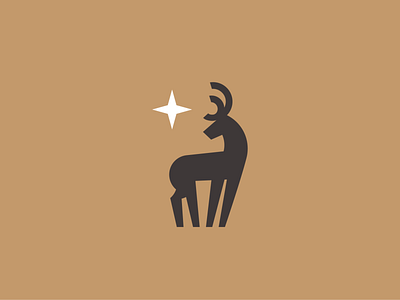 Deer icon deer graphic icon illustration logo star