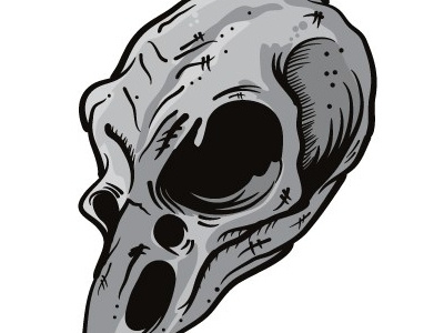 Plague illustrator plague skull vector wacom